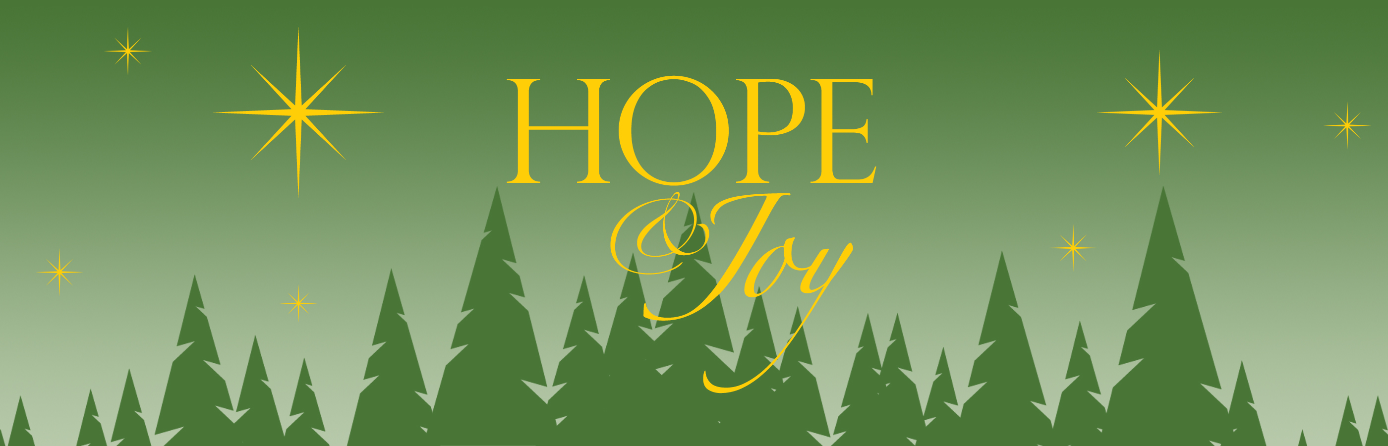 Christmas In The Forest 2021 Theme - Hope & Joy